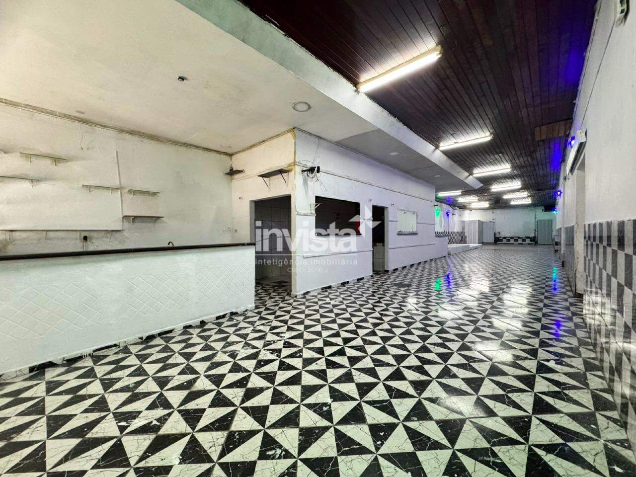 Ponto Comercial de 400m&sup2; na Vila Mathias - Santos
