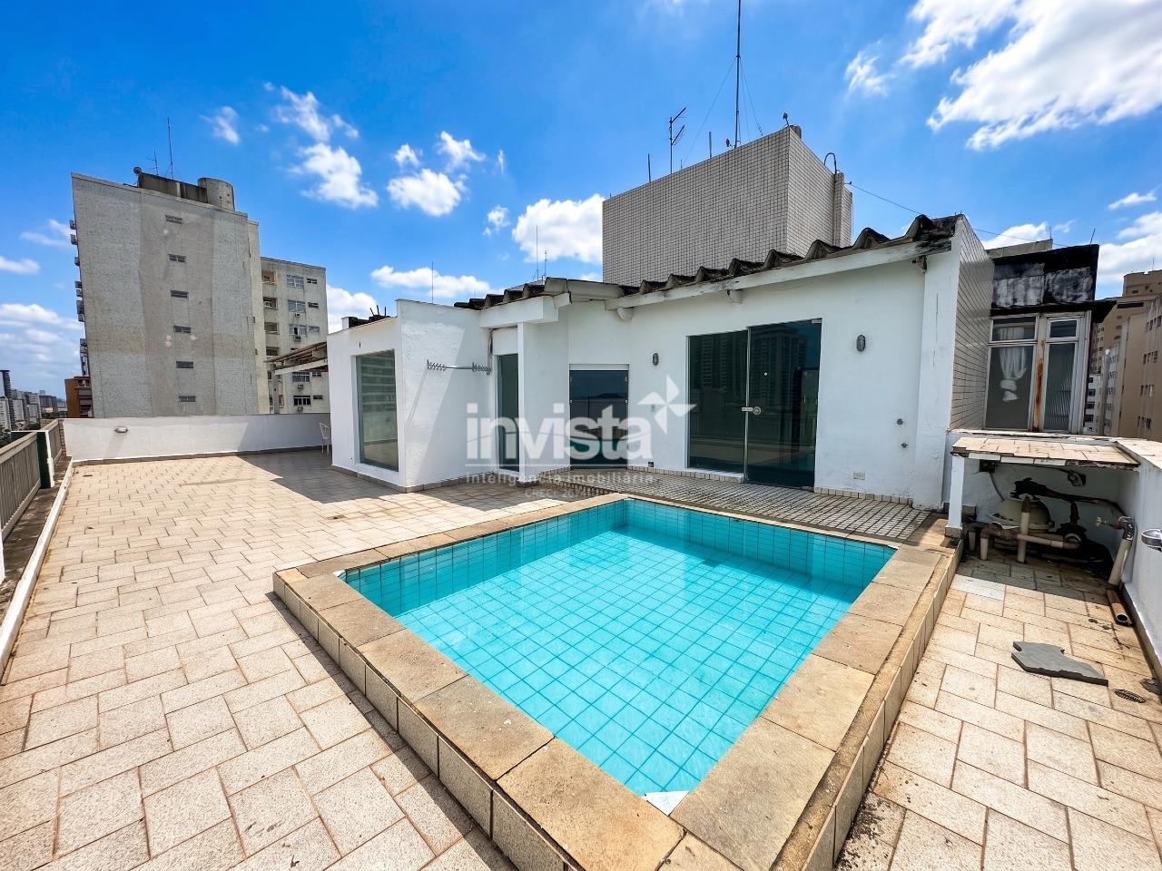 C&oacute;digo: 44316 R$ 1.950.000,00 Cobertura &agrave; venda em Santos-SP no bairro Ponta da Praia, com 3 dormit&oacute;rios e 231m&sup2; 231 m&sup2; 3 quartos 2 vagas - Santos