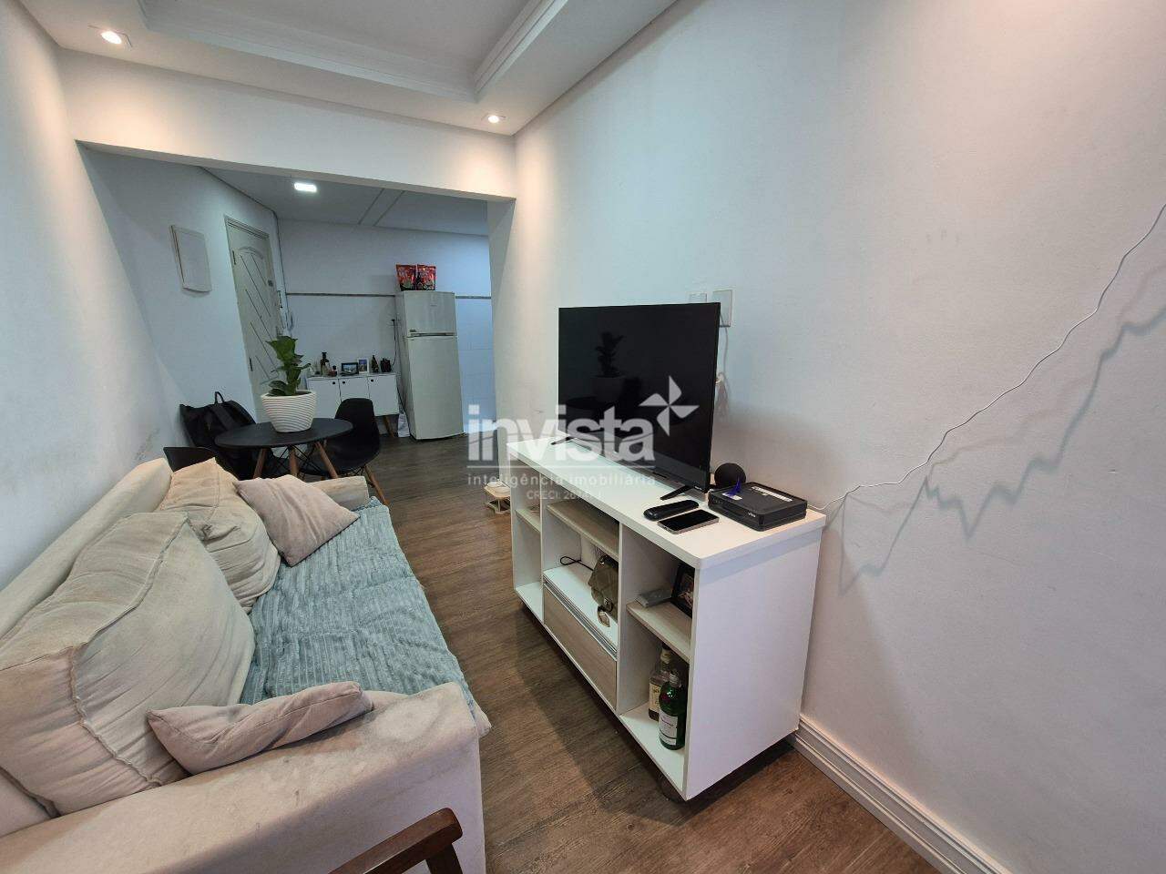 C&oacute;digo: 44319 R$ 330.000,00 Apartamento T&eacute;rreo &agrave; venda em Santos-SP no bairro Pomp&eacute;ia, com 1 dormit&oacute;rio e 45m&sup2; 45 m&sup2; 1 quarto 1 vaga - Santos