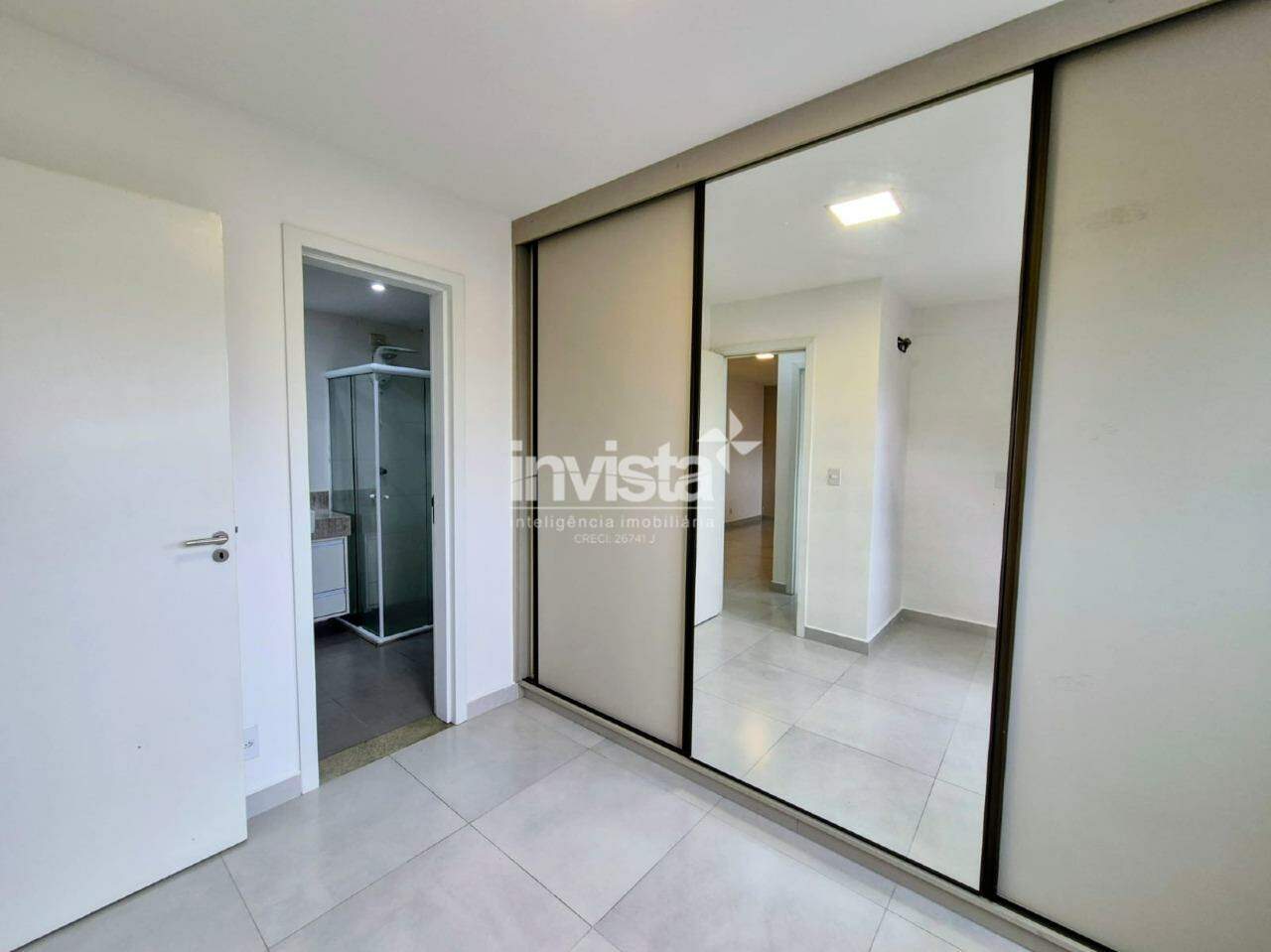 Apartamento para aluguel no bairro Marap&eacute; - Santos