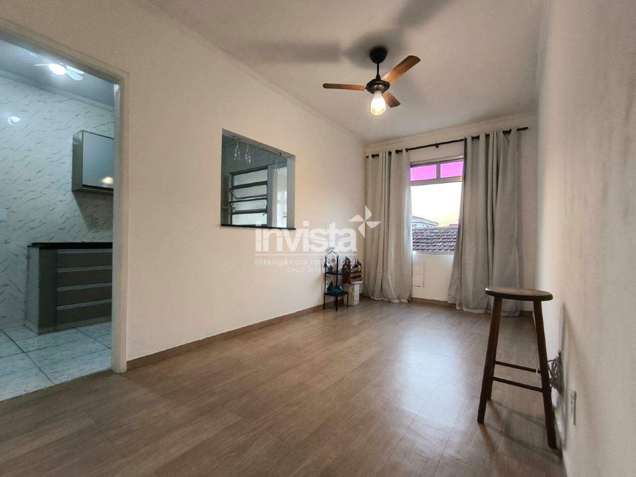 Apartamento de 1 quarto &agrave; venda no Embar&eacute;, Santos &ndash; 46,39 m&sup2; e 1 vaga - Santos