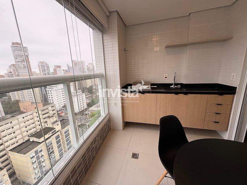 C&oacute;digo: 44351 R$ 6.800,00 Apartamento para alugar em Santos-SP no bairro Boqueir&atilde;o, com 2 dormit&oacute;rios e 65m&sup2; 65 m&sup2; 2 quartos 1 vaga - Santos
