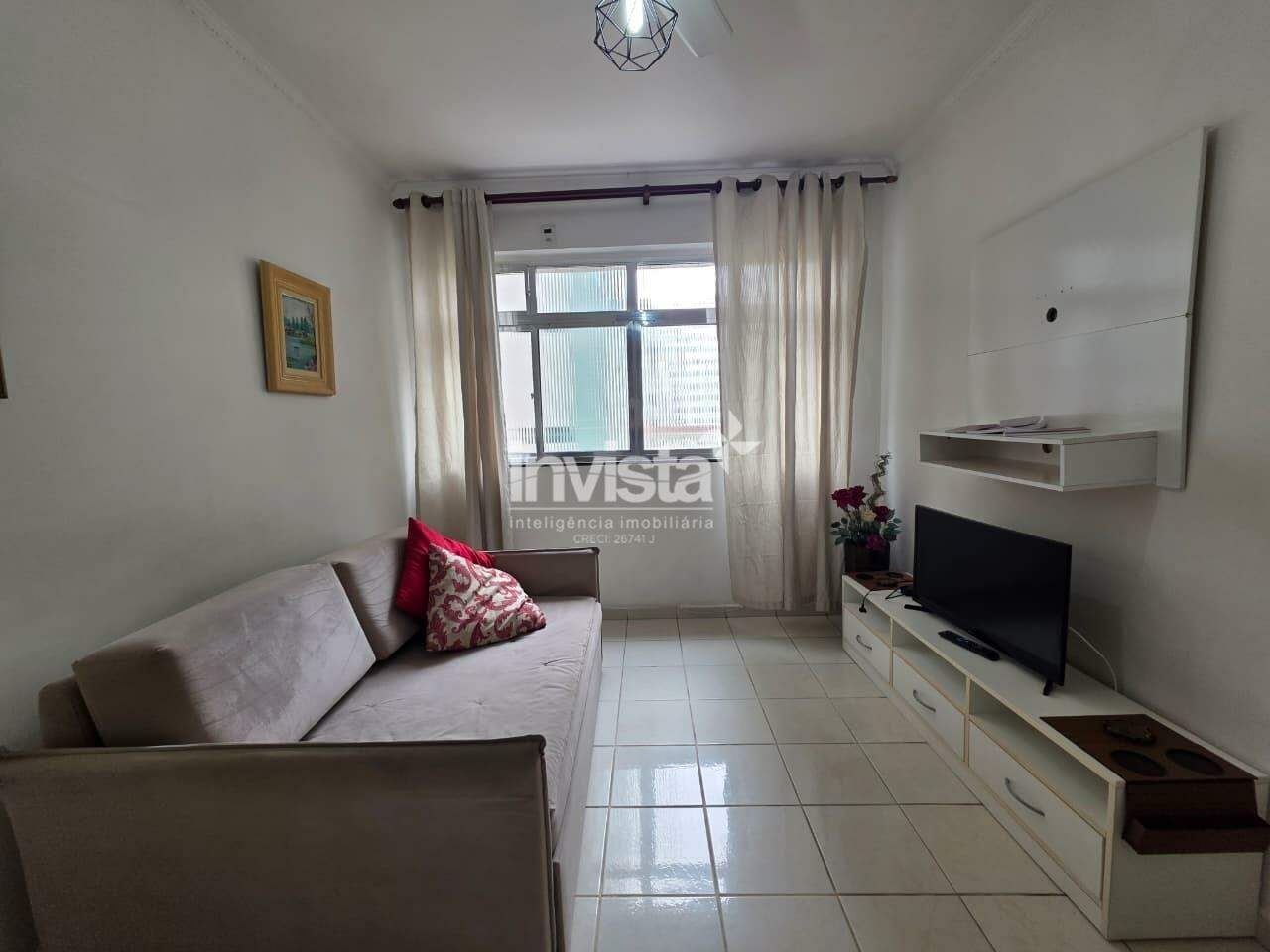 C&oacute;digo: 44352 R$ 3.200,00 Apartamento para alugar em Santos-SP no bairro Pomp&eacute;ia, com 2 dormit&oacute;rios e 68m&sup2; 68 m&sup2; 2 quartos 1 vaga - Santos