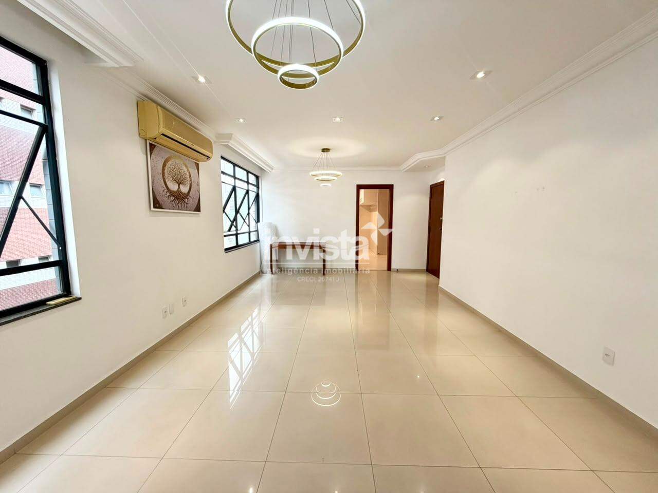 C&oacute;digo: 44386 R$ 8.500,00 Apartamento para alugar em Santos-SP no bairro Pomp&eacute;ia, com 3 dormit&oacute;rios e 146m&sup2; 146 m&sup2; 3 quartos 2 vagas - Santos