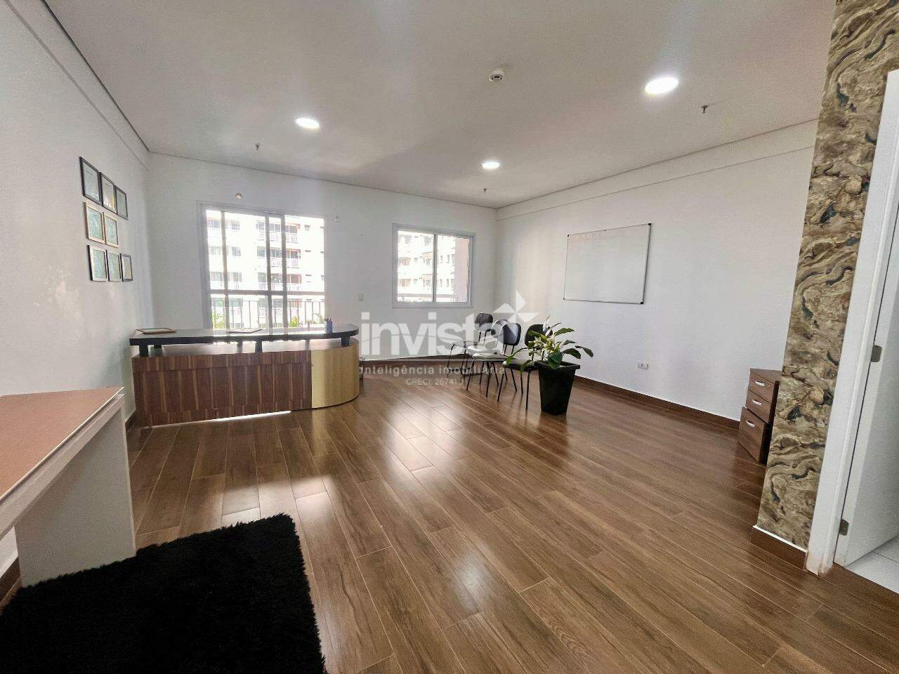 C&oacute;digo: 44389 R$ 3.000,00 Sala Comercial para alugar em Santos-SP no bairro Vila Mathias, com 0 dormit&oacute;rio e 47m&sup2; 47 m&sup2; 0 quartos 1 vaga - Santos