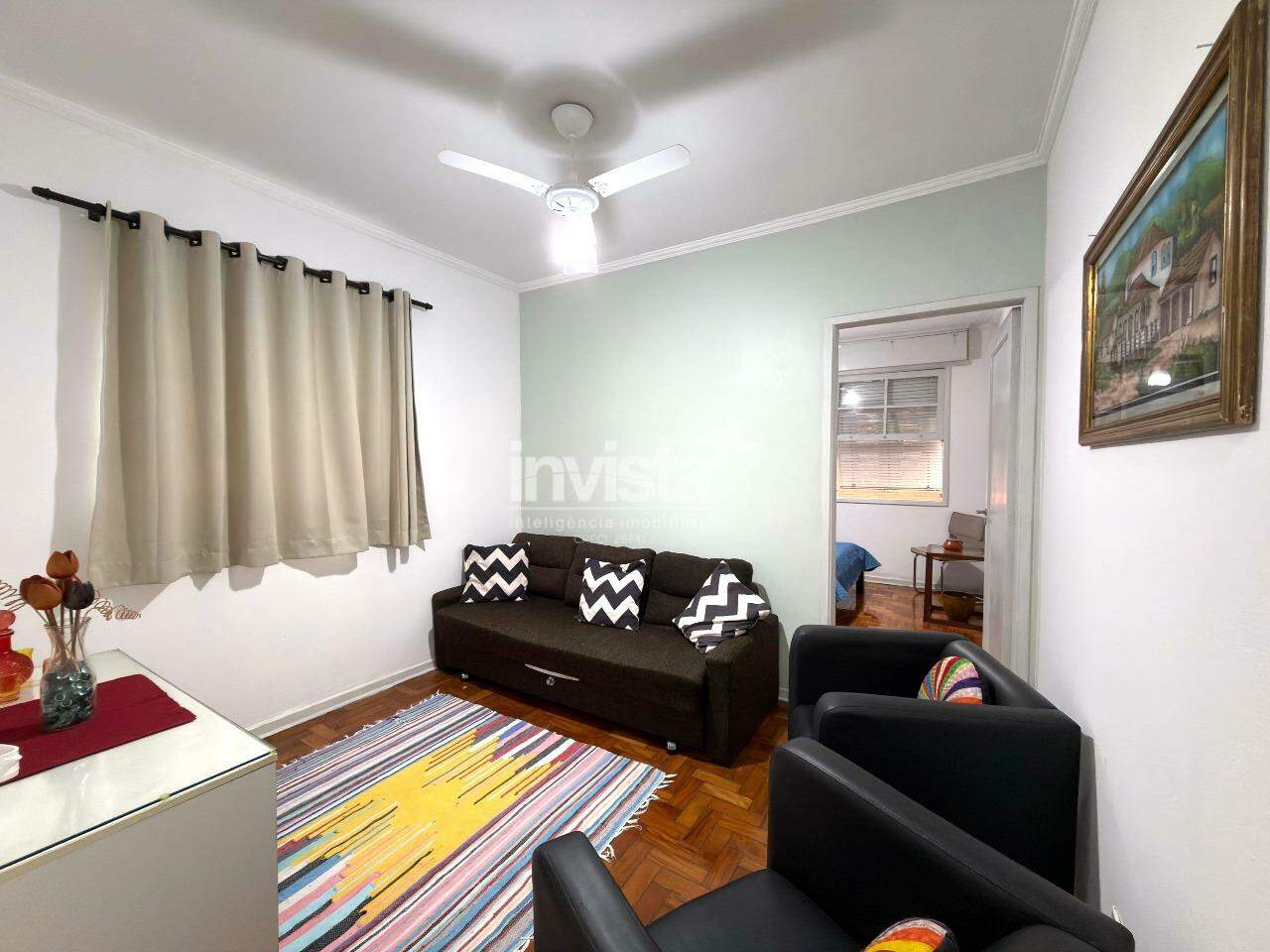 C&oacute;digo: 44390 R$ 400.000,00 Apartamento &agrave; venda em Santos-SP no bairro Gonzaga, com 1 dormit&oacute;rio e 40m&sup2; 40 m&sup2; 1 quarto 1 vaga - Santos