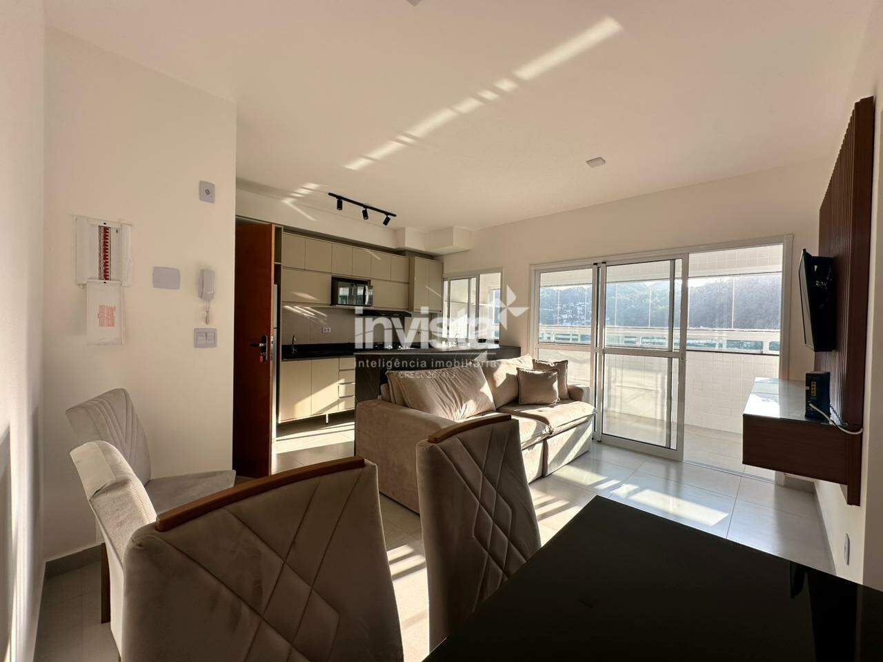 C&oacute;digo: 44411 R$ 4.900,00 Apartamento para alugar em Santos-SP no bairro Marap&eacute;, com 2 dormit&oacute;rios e 65m&sup2; 65 m&sup2; 2 quartos 1 vaga - Santos