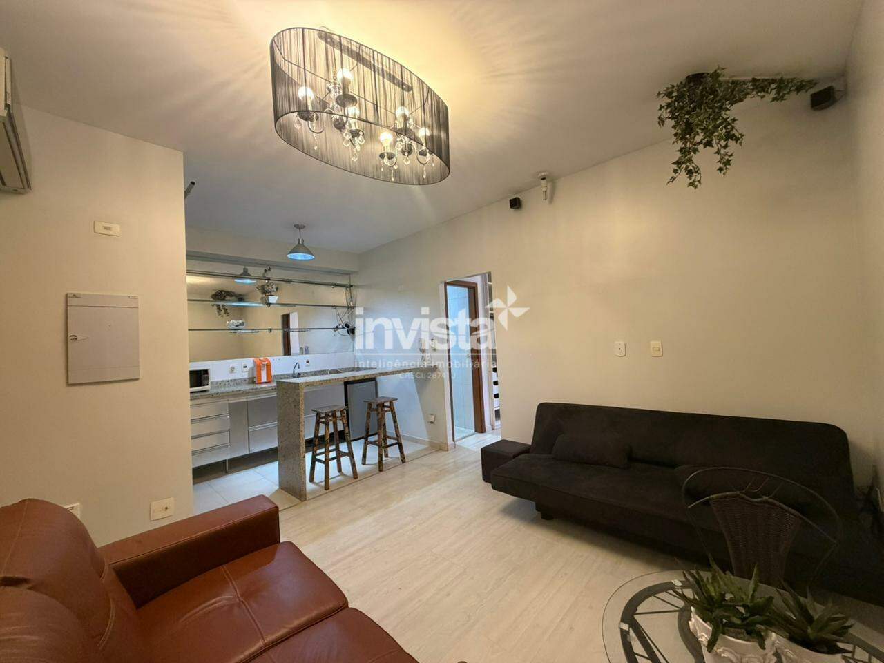 C&oacute;digo: 44420 R$ 490.000,00 Apartamento &agrave; venda em Santos-SP no bairro Boqueir&atilde;o, com 1 dormit&oacute;rio e 40m&sup2; 40 m&sup2; 1 quarto 1 vaga - Santos