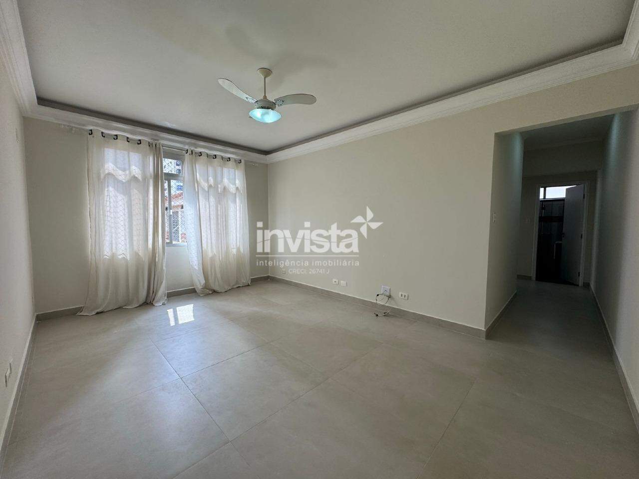 C&oacute;digo: 44444 R$ 5.000,00 Apartamento para alugar em Santos-SP no bairro Boqueir&atilde;o, com 2 dormit&oacute;rios e 80m&sup2; 80 m&sup2; 2 quartos 1 vaga - Santos