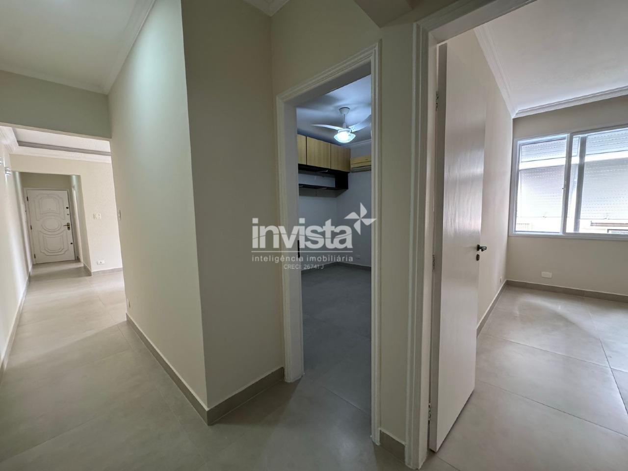 Apartamento para aluguel no bairro Boqueir&atilde;o - Santos