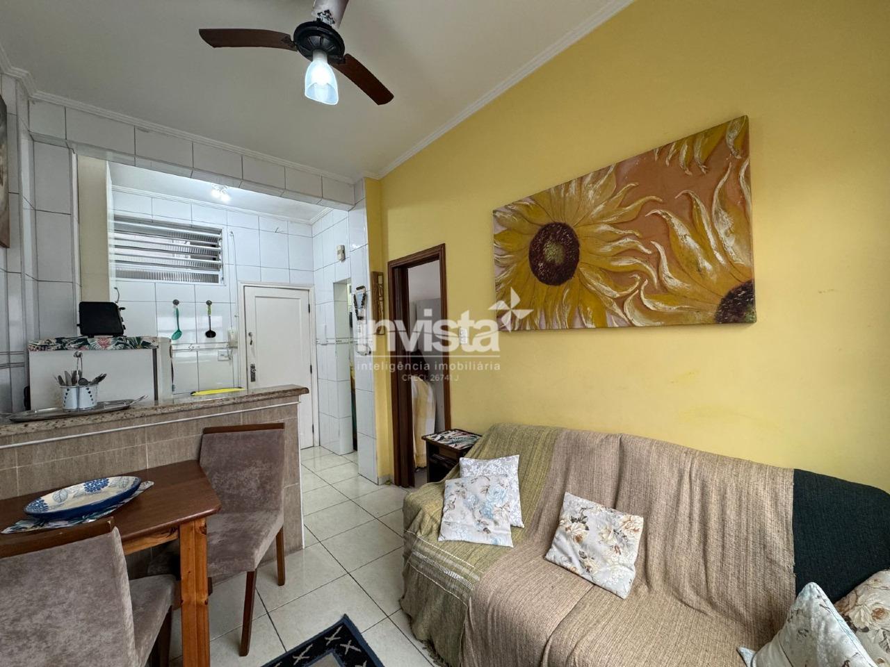 C&oacute;digo: 44446 R$ 3.500,00 Apartamento para alugar em Santos-SP no bairro Boqueir&atilde;o, com 1 dormit&oacute;rio e 37m&sup2; 37 m&sup2; 1 quarto 1 vaga - Santos