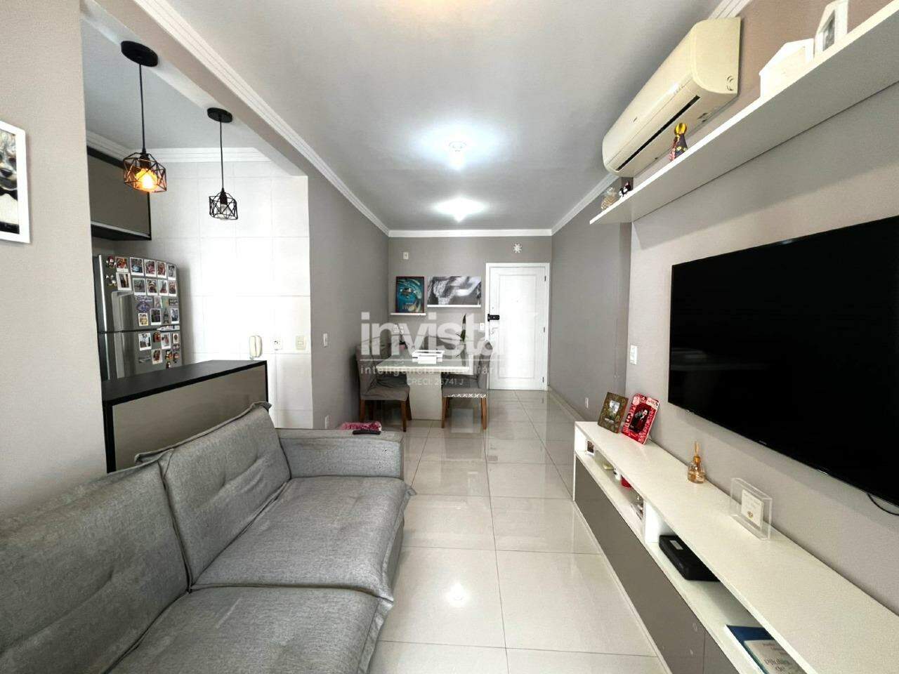 C&oacute;digo: 44476 R$ 690.000,00 Apartamento &agrave; venda em Santos-SP no bairro Marap&eacute;, com 2 dormit&oacute;rios e 64m&sup2; 64 m&sup2; 2 quartos 1 vaga - Santos