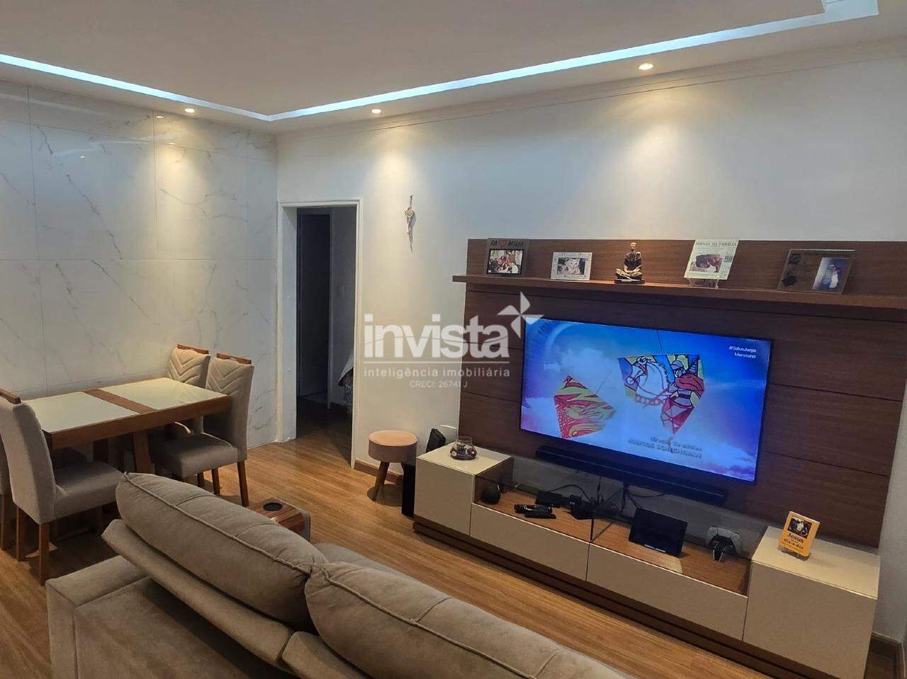 C&oacute;digo: 44496 R$ 425.000,00 Apartamento &agrave; venda em Santos-SP no bairro Vila Mathias, com 2 dormit&oacute;rios e 74m&sup2; 74 m&sup2; 2 quartos 1 vaga - Santos