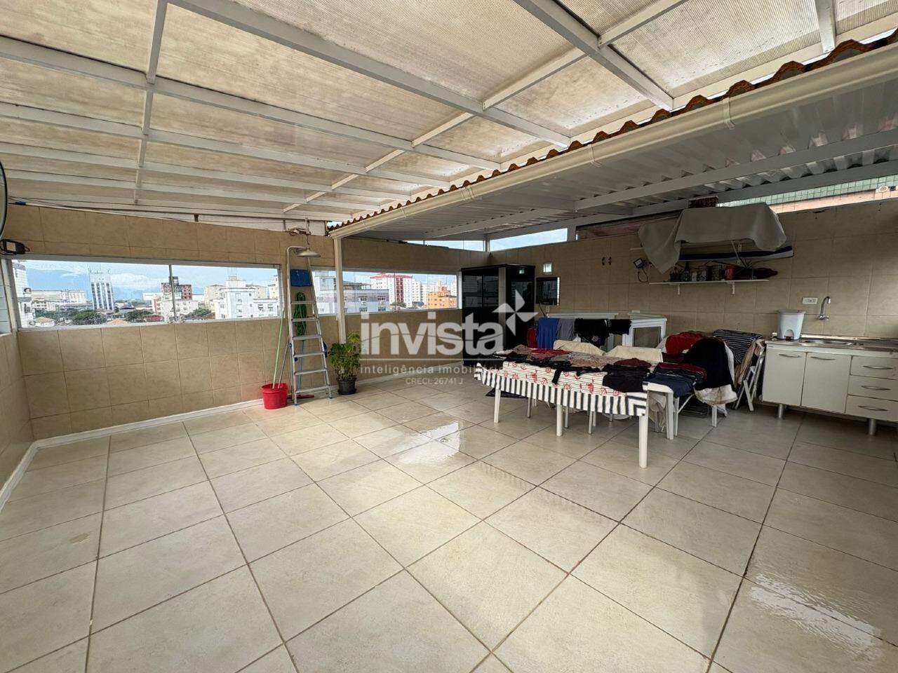 C&oacute;digo: 44497 R$ 780.000,00 Cobertura Triplex &agrave; venda em Santos-SP no bairro Embar&eacute;, com 2 dormit&oacute;rios e 121m&sup2; 121 m&sup2; 2 quartos 1 vaga - Santos