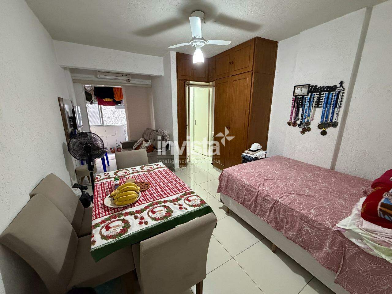 C&oacute;digo: 44510 R$ 420.000,00 Apartamento &agrave; venda em Santos-SP no bairro Ponta da Praia, com 1 dormit&oacute;rio e 34m&sup2; 34 m&sup2; 1 quarto 1 vaga - Santos