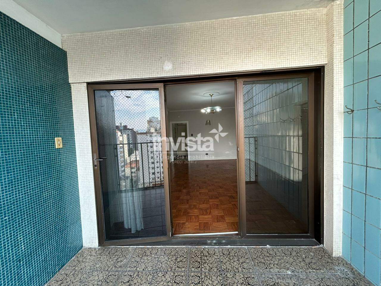 Apartamento para Loca&ccedil;&atilde;o no Gonzaga - Santos