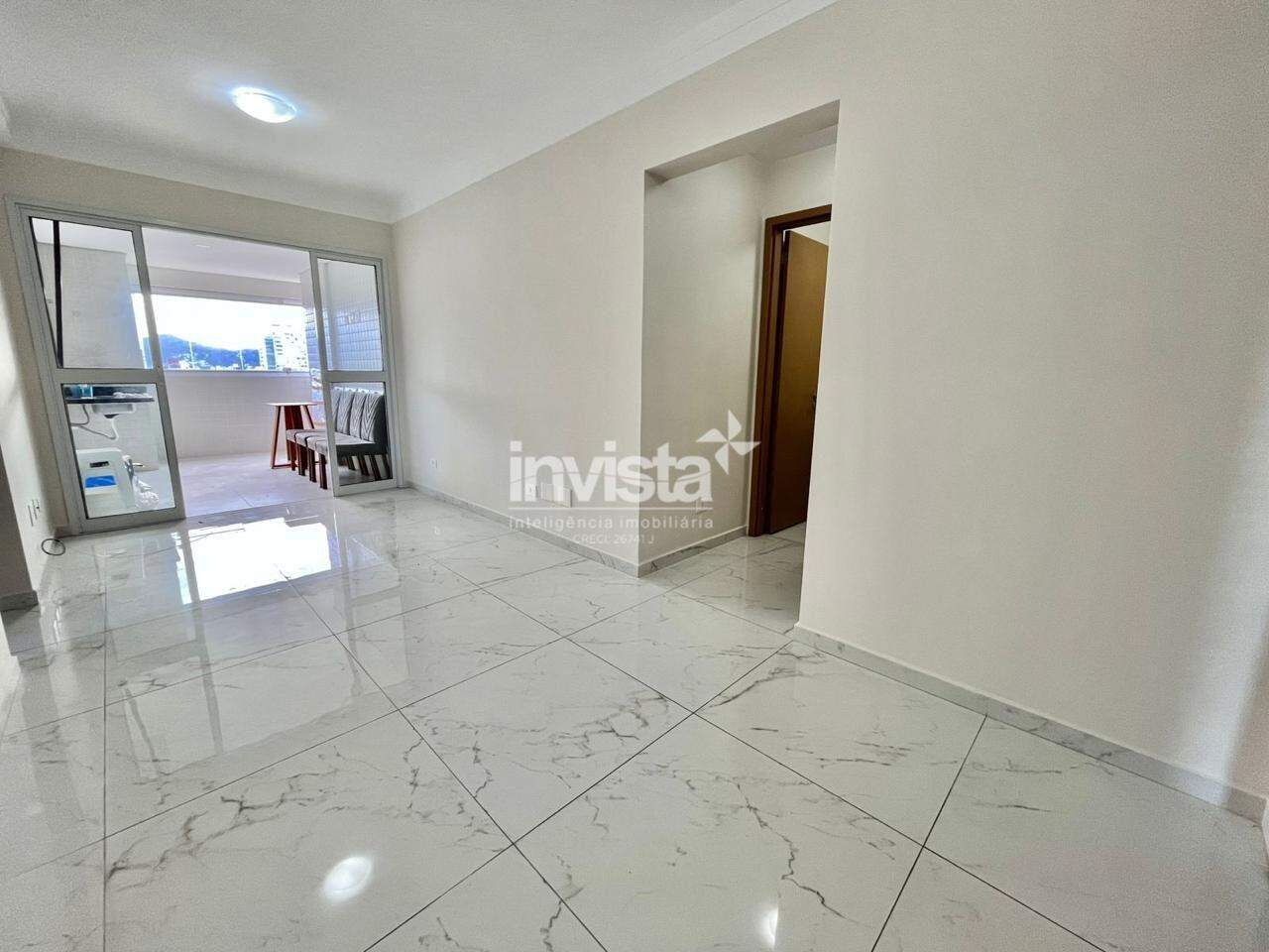 C&oacute;digo: 44515 R$ 6.100,00 Apartamento para alugar em Santos-SP no bairro Boqueir&atilde;o, com 2 dormit&oacute;rios e 70m&sup2; 70 m&sup2; 2 quartos 1 vaga - Santos