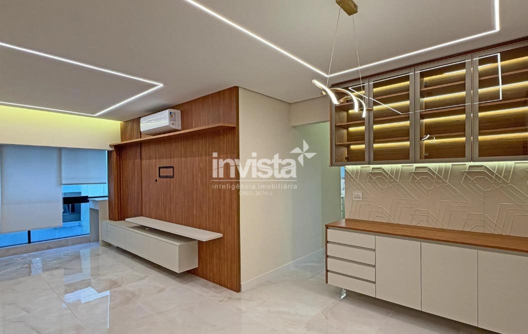 C&oacute;digo: 44540 R$ 8.000,00 Apartamento para alugar em Santos-SP no bairro Boqueir&atilde;o, com 3 dormit&oacute;rios e 89m&sup2; 89 m&sup2; 3 quartos 1 vaga - Santos