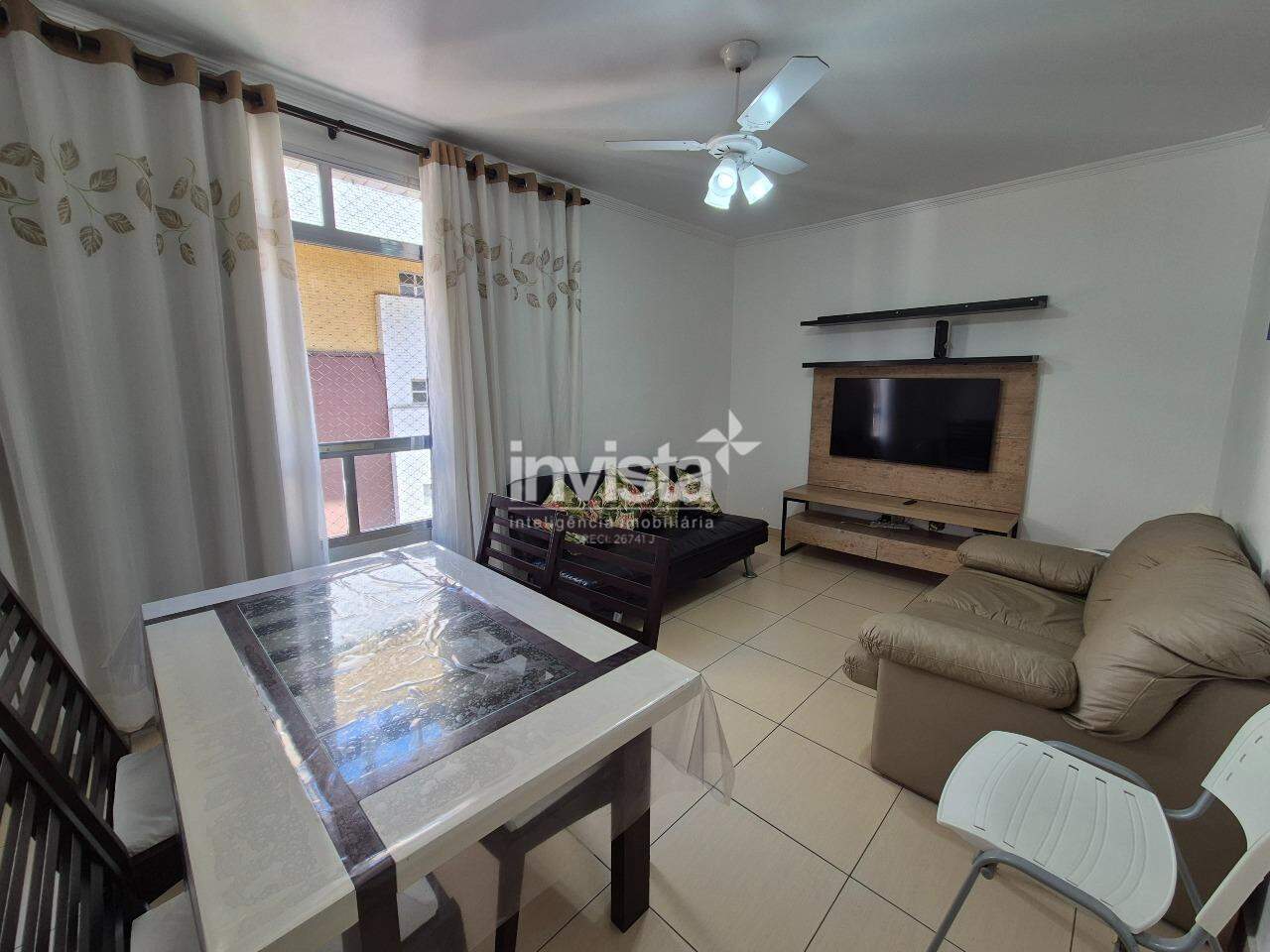 C&oacute;digo: 44546 R$ 480.000,00 Apartamento &agrave; venda em Santos-SP no bairro Gonzaga, com 1 dormit&oacute;rio e 46m&sup2; 46 m&sup2; 1 quarto 1 vaga - Santos
