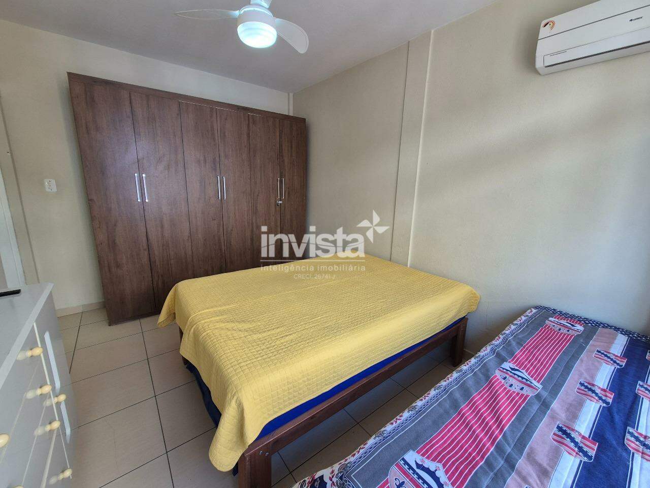 Apartamento &agrave; venda no Gonzaga em Santos-SP com 1 quarto e 46 m&sup2; - Santos