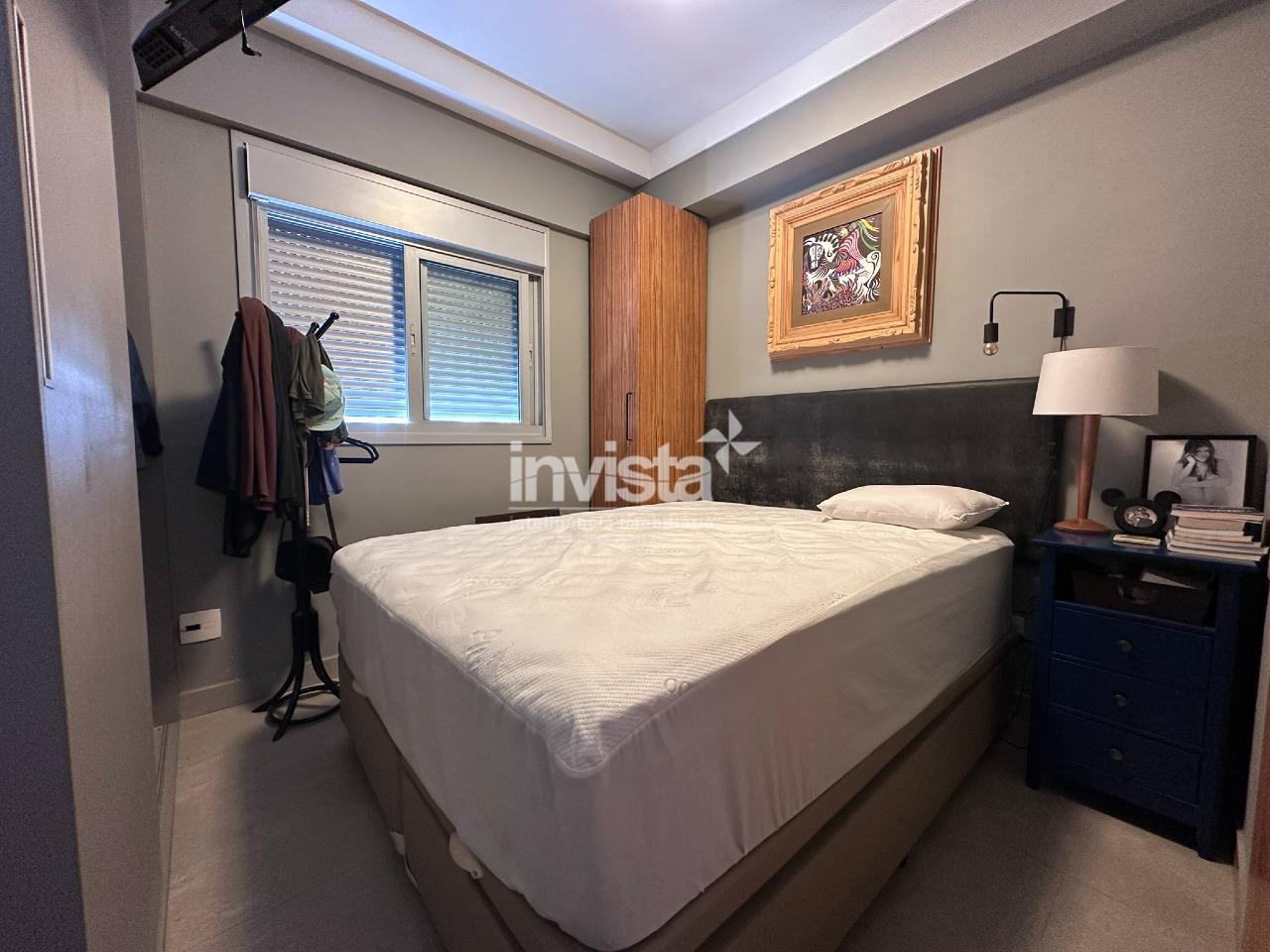 Apartamento para loca&ccedil;&atilde;o a meia quadra na praia - Santos