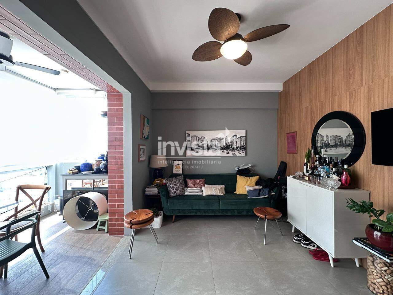C&oacute;digo: 44553 R$ 5.500,00 Apartamento para alugar em Santos-SP no bairro Boqueir&atilde;o, com 0 dormit&oacute;rio e 50m&sup2; 50 m&sup2; 0 quartos 1 vaga - Santos