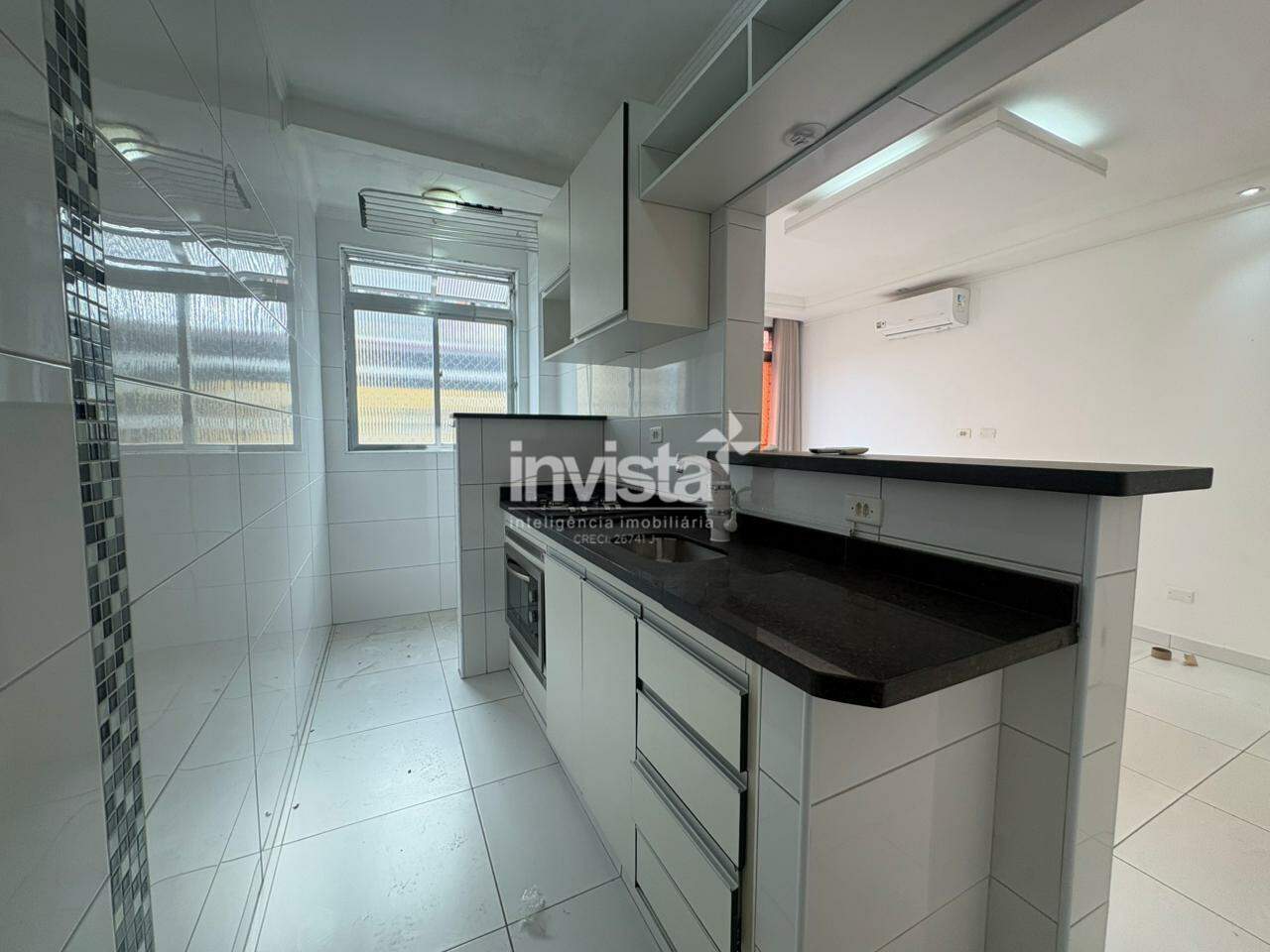 Apartamento residencial de 1 quarto &agrave; venda no Gonzaga, em Santos - Santos