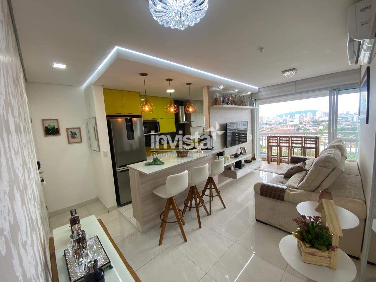 C&oacute;digo: 44576 R$ 425.000,00 Apartamento &agrave; venda em Santos-SP no bairro Vila Mathias, com 1 dormit&oacute;rio e 49m&sup2; 49 m&sup2; 1 quarto 1 vaga - Santos