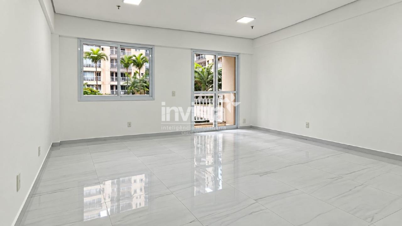 C&oacute;digo: 44606 R$ 3.100,00 Sala Comercial para alugar em Santos-SP no bairro Vila Mathias, com 0 dormit&oacute;rio e 42m&sup2; 42 m&sup2; 0 quartos 1 vaga - Santos