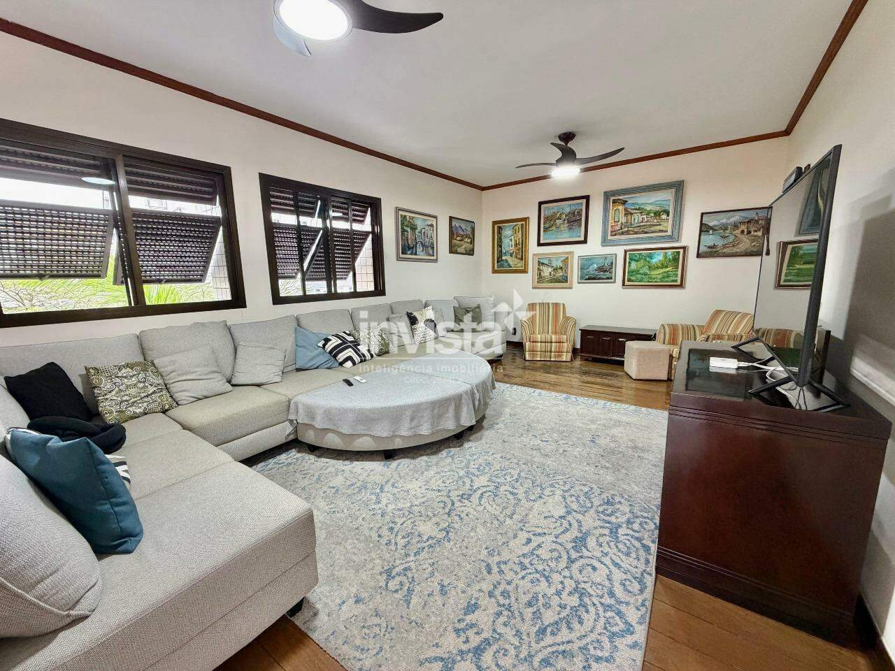 C&oacute;digo: 44612 R$ 2.900.000,00 Apartamento &agrave; venda em Santos-SP no bairro Boqueir&atilde;o, com 5 dormit&oacute;rios e 290m&sup2; 290 m&sup2; 5 quartos 3 vagas - Santos