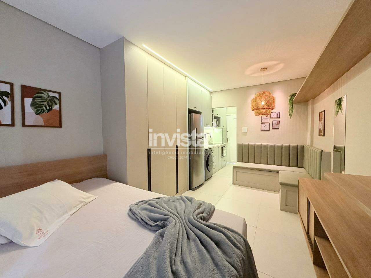 C&oacute;digo: 44619 R$ 360.000,00 Apartamento &agrave; venda em Santos-SP no bairro Aparecida, com 1 dormit&oacute;rio e 22m&sup2; 22 m&sup2; 1 quarto 1 vaga - Santos