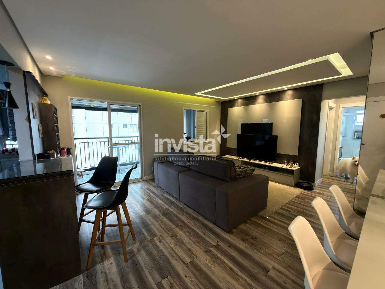 C&oacute;digo: 44638 R$ 930.000,00 Apartamento &agrave; venda em Santos-SP no bairro Marap&eacute;, com 3 dormit&oacute;rios e 84m&sup2; 84 m&sup2; 3 quartos 2 vagas - Santos