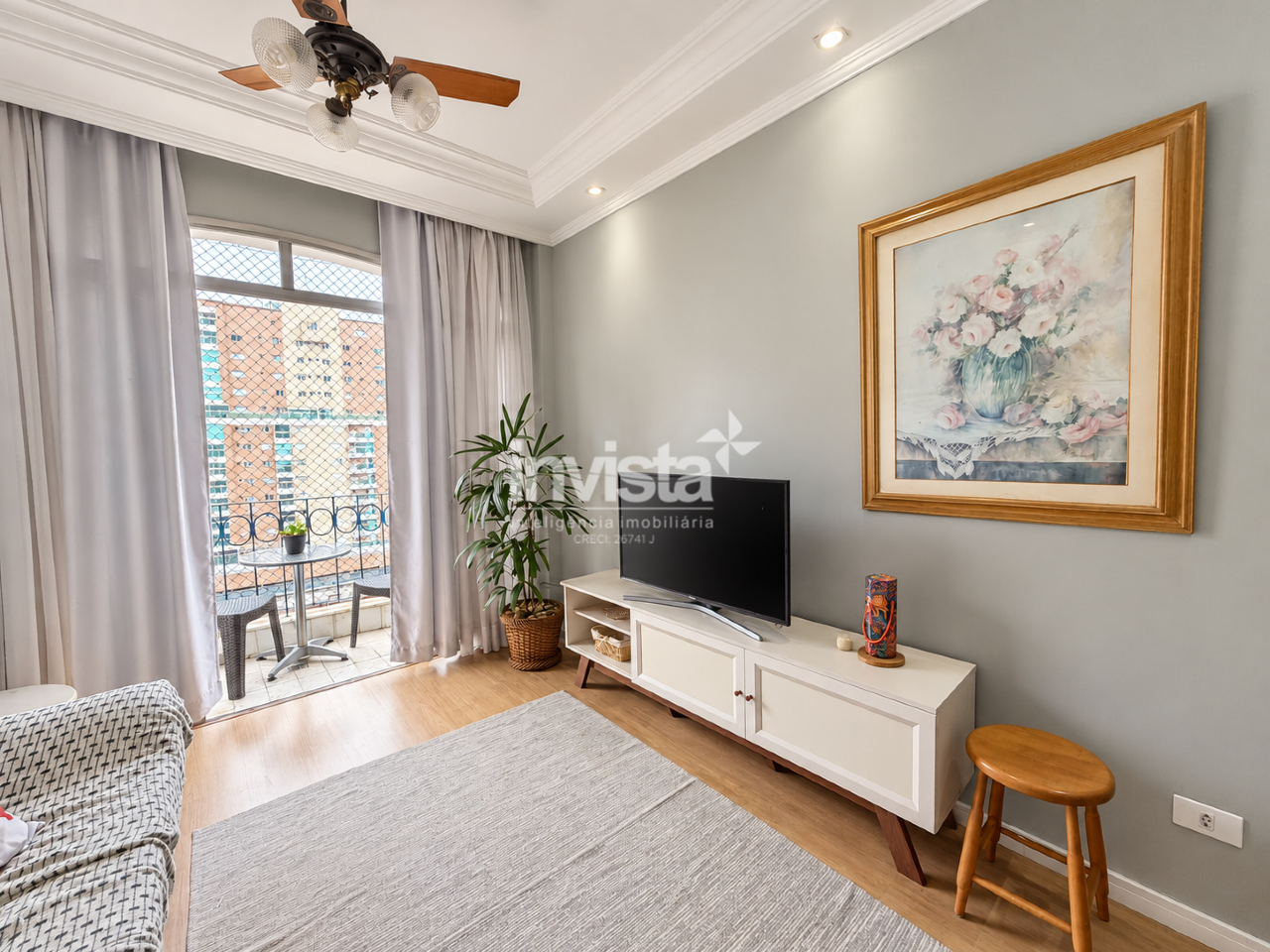 C&oacute;digo: 44647 R$ 535.000,00 Apartamento &agrave; venda em Santos-SP no bairro Boqueir&atilde;o, com 1 dormit&oacute;rio e 66m&sup2; 66 m&sup2; 1 quarto 1 vaga - Santos