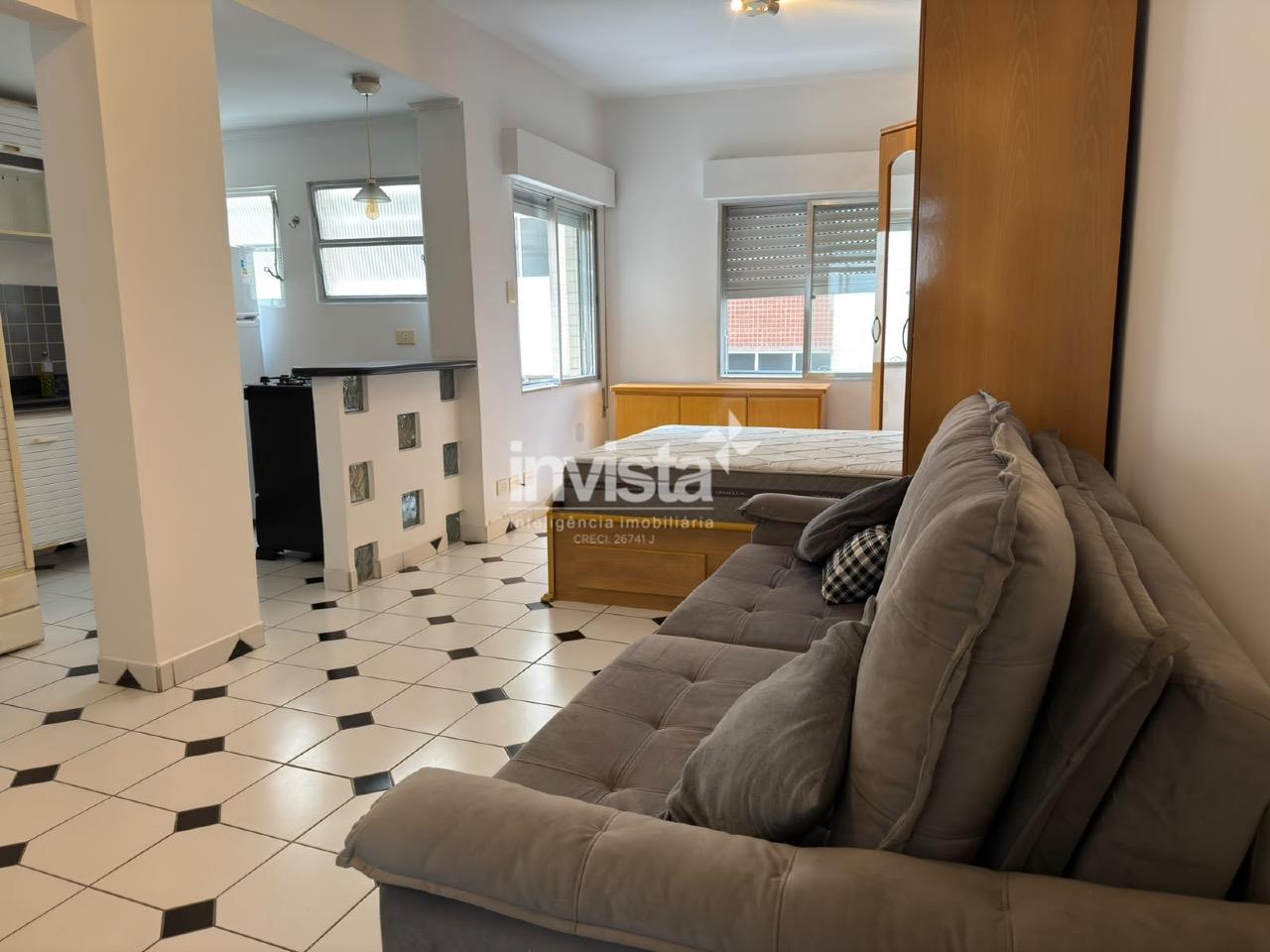 C&oacute;digo: 44648 R$ 3.300,00 Kitnet para alugar em Santos-SP no bairro Ponta da Praia, com 1 dormit&oacute;rio e 50m&sup2; 50 m&sup2; 1 quarto 1 vaga - Santos