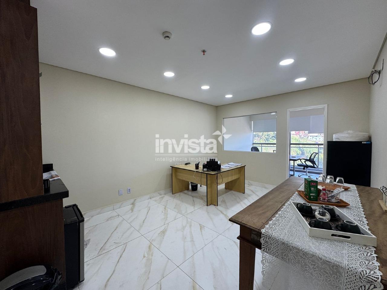Sala Comercial para aluguel no bairro VALONGO - Santos