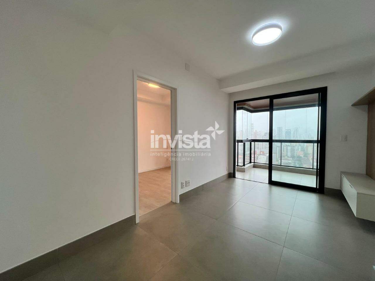 C&oacute;digo: 44672 R$ 4.600,00 Apartamento para alugar em Santos-SP no bairro Boqueir&atilde;o, com 1 dormit&oacute;rio e 54m&sup2; 54 m&sup2; 1 quarto 1 vaga - Santos