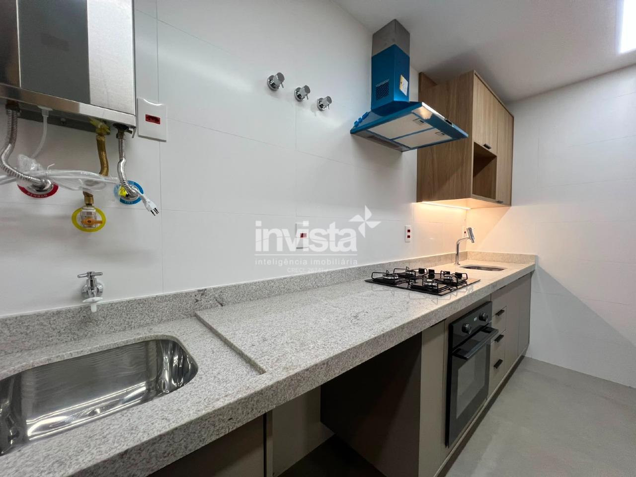 Apartamento residencial de 54 m&sup2; para aluguel no Boqueir&atilde;o, Santos - Santos