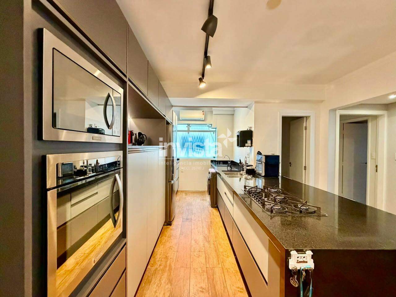 C&oacute;digo: 44694 R$ 4.300,00 Apartamento para alugar em Santos-SP no bairro Vila Mathias, com 2 dormit&oacute;rios e 89m&sup2; 89 m&sup2; 2 quartos 1 vaga - Santos