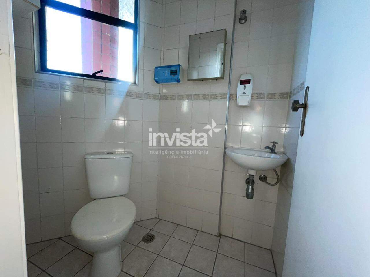 Sala Comercial para aluguel no bairro Embar&eacute; - Santos