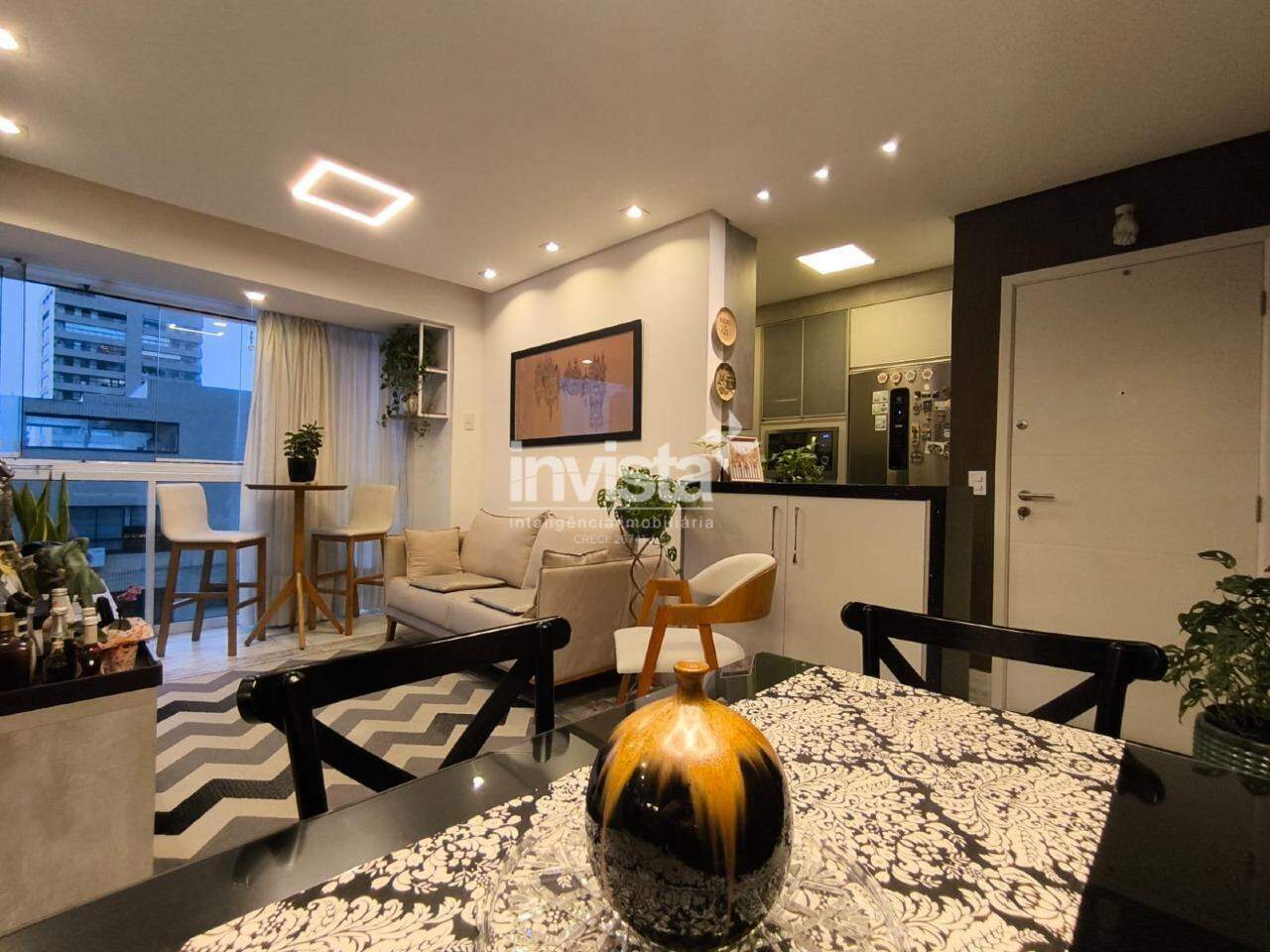 C&oacute;digo: 44744 R$ 850.000,00 Apartamento &agrave; venda em Santos-SP no bairro Ponta da Praia, com 2 dormit&oacute;rios e 61m&sup2; 61 m&sup2; 2 quartos 1 vaga - Santos