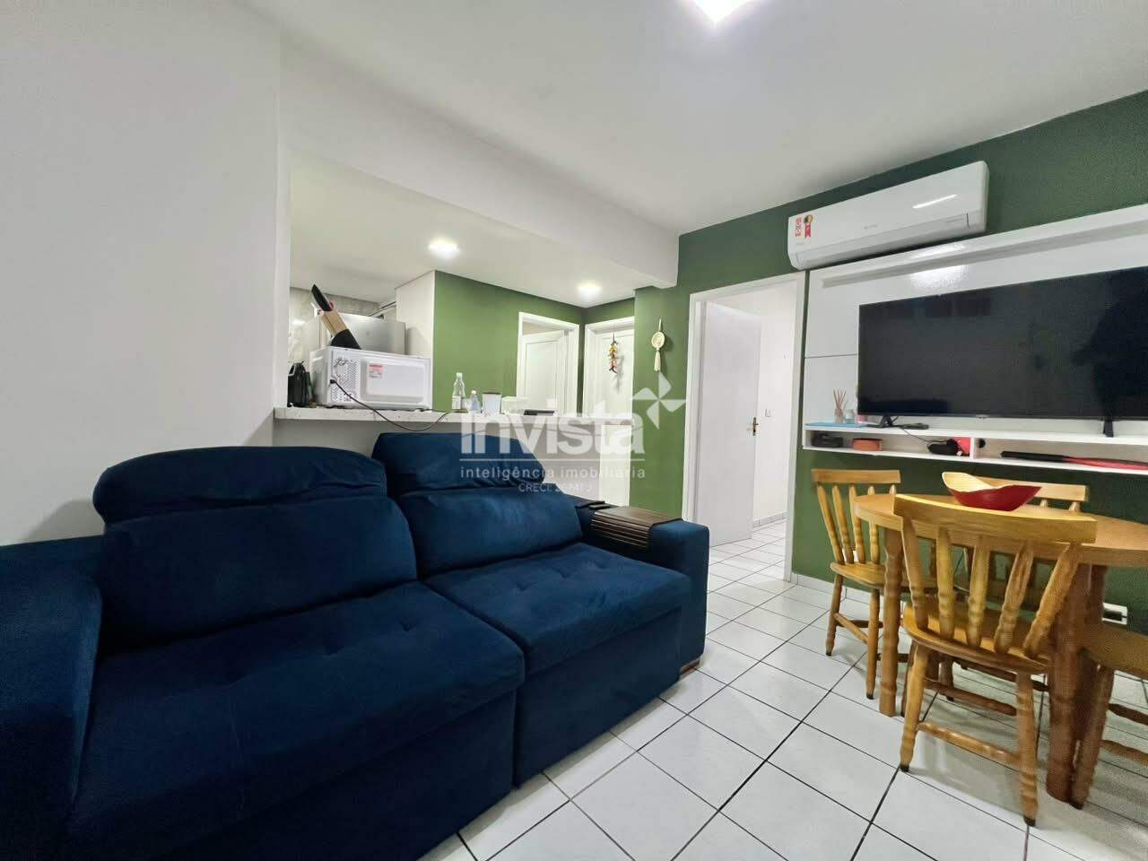 C&oacute;digo: 44766 R$ 500.000,00 Apartamento &agrave; venda em Santos-SP no bairro Boqueir&atilde;o, com 2 dormit&oacute;rios e 58m&sup2; 58 m&sup2; 2 quartos 1 vaga - Santos
