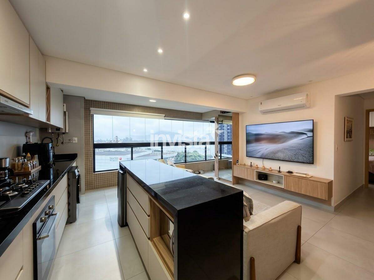 C&oacute;digo: 44780 R$ 1.099.000,00 Apartamento &agrave; venda em Santos-SP no bairro Ponta da Praia, com 2 dormit&oacute;rios e 65m&sup2; 65 m&sup2; 2 quartos 2 vagas - Santos