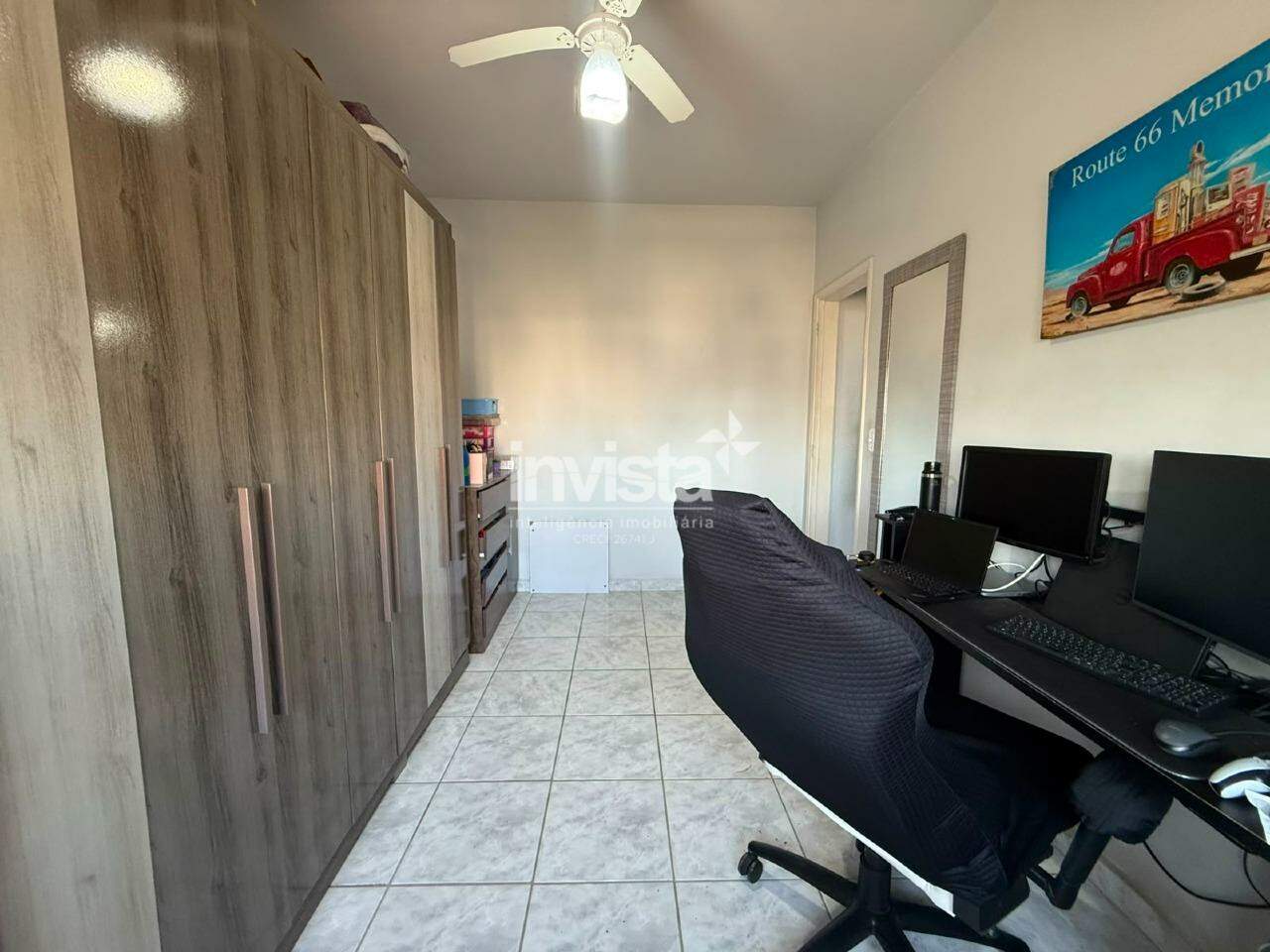 Apartamento &agrave; venda no Embar&eacute; com 98 m&sup2;, 2 dormit&oacute;rios e vaga de garagem - Santos