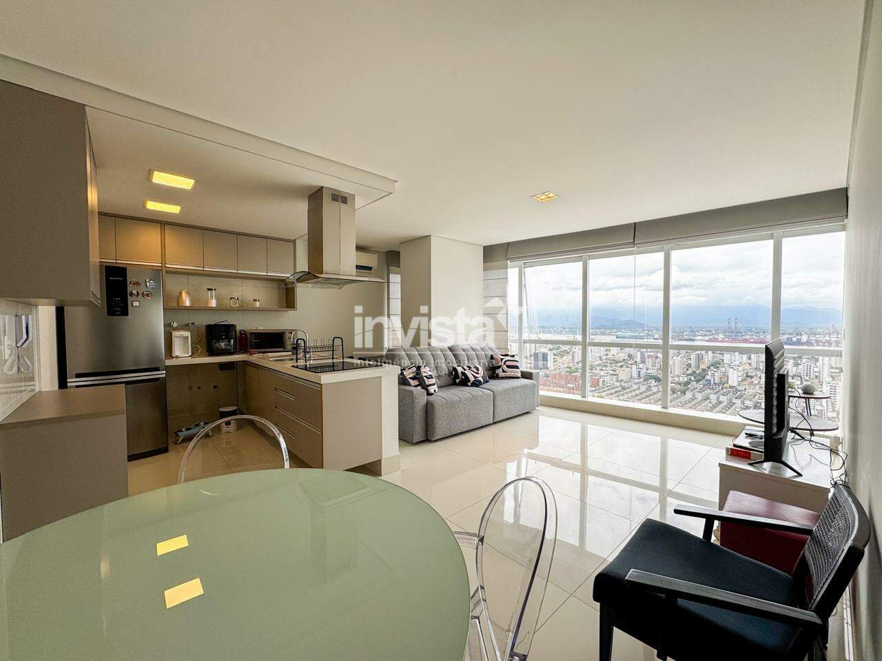 C&oacute;digo: 44800 R$ 1.250.000,00 Apartamento &agrave; venda em Santos-SP no bairro Aparecida, com 1 dormit&oacute;rio e 68m&sup2; 68 m&sup2; 1 quarto 1 vaga - Santos