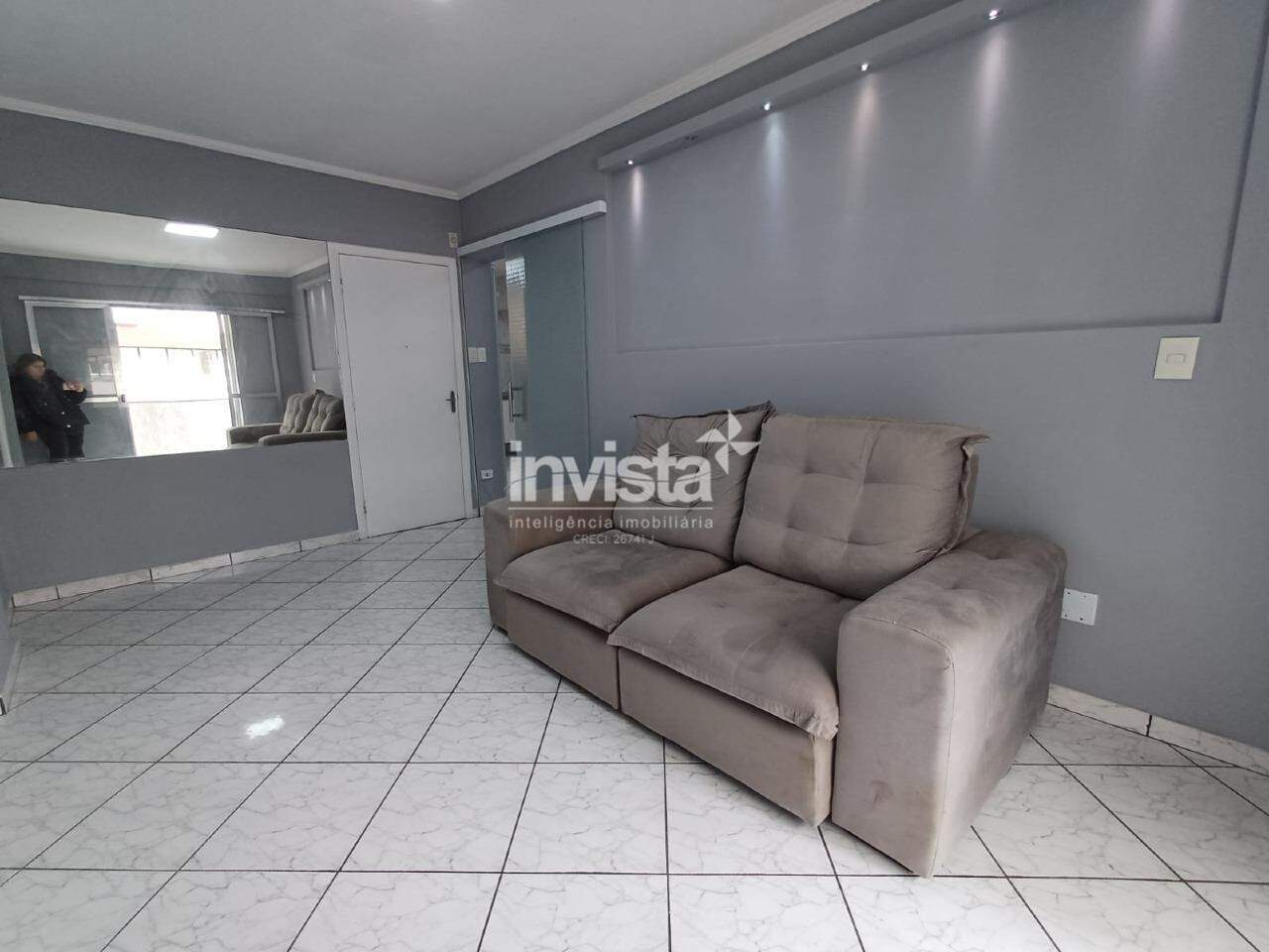 C&oacute;digo: 44835 R$ 3.800,00 Apartamento para alugar em Santos-SP no bairro Pomp&eacute;ia, com 2 dormit&oacute;rios e 100m&sup2; 100 m&sup2; 2 quartos 0 vagas - Santos