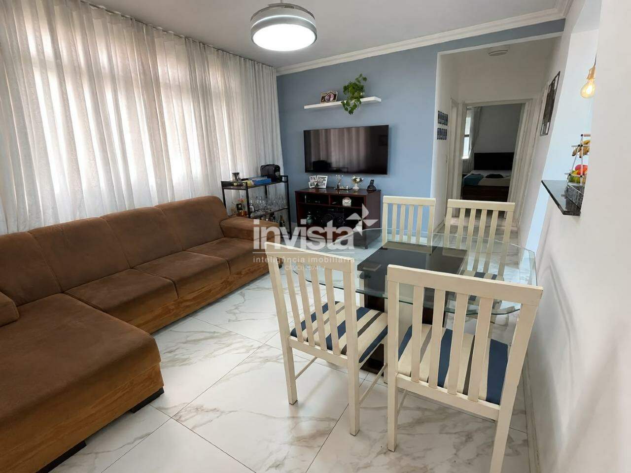 C&oacute;digo: 44843 R$ 435.000,00 Apartamento &agrave; venda em Santos-SP no bairro Aparecida, com 2 dormit&oacute;rios e 70m&sup2; 70 m&sup2; 2 quartos 1 vaga - Santos