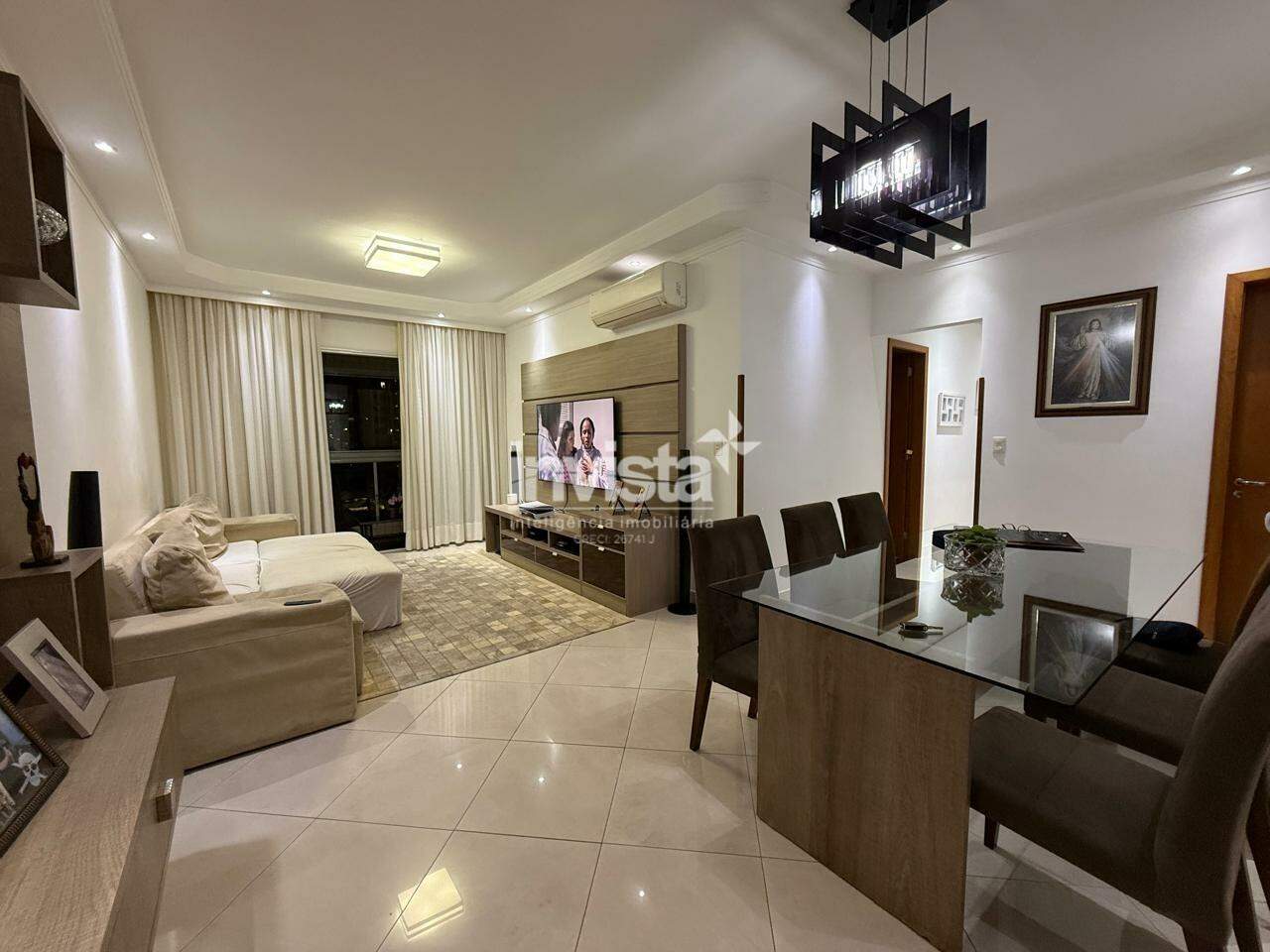 C&oacute;digo: 44854 R$ 2.340.000,00 Apartamento &agrave; venda em Santos-SP no bairro Aparecida, com 3 dormit&oacute;rios e 120m&sup2; 120 m&sup2; 3 quartos 2 vagas - Santos