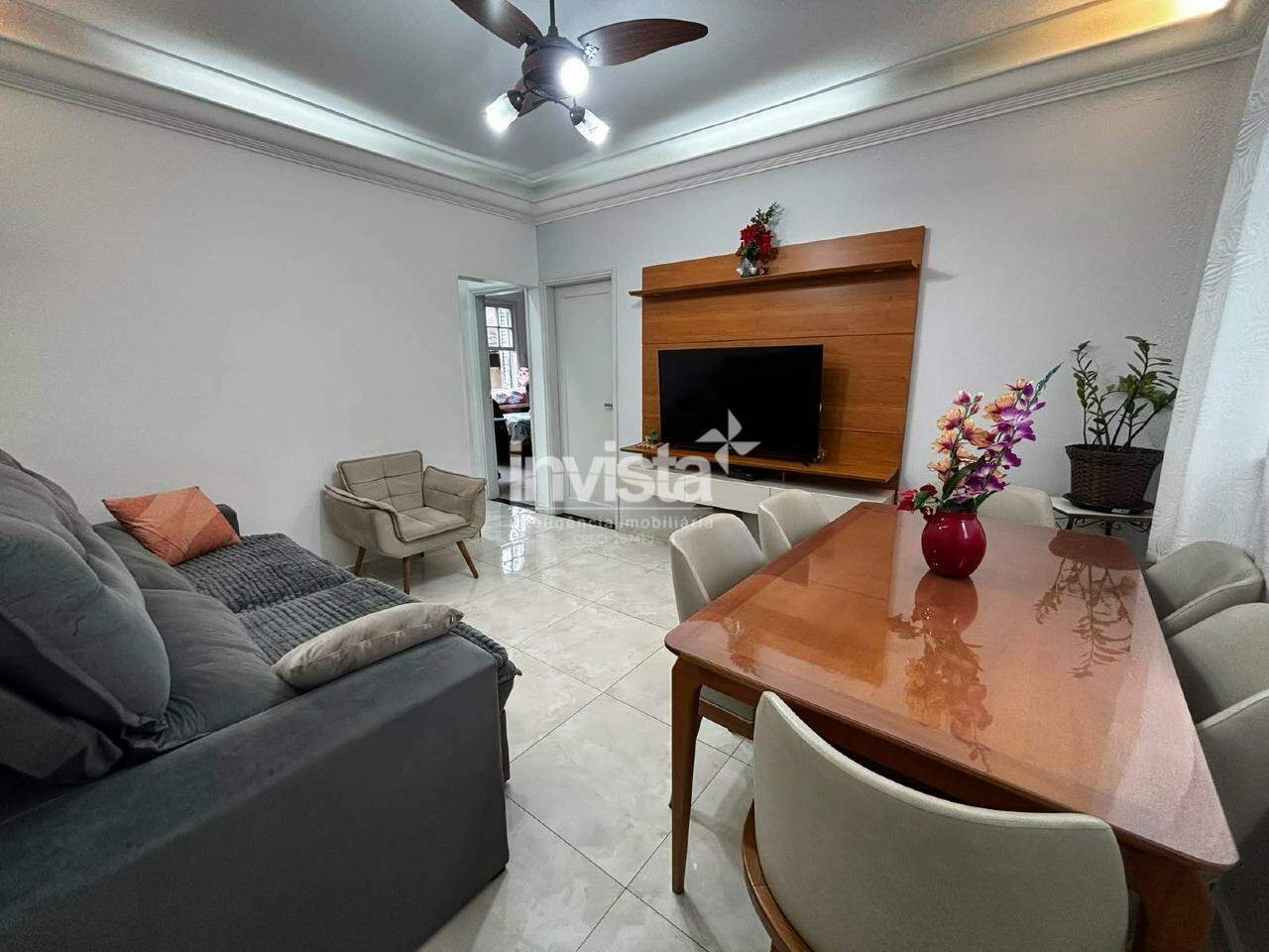 C&oacute;digo: 44905 R$ 390.000,00 Apartamento &agrave; venda em Santos-SP no bairro Vila Mathias, com 2 dormit&oacute;rios e 75m&sup2; 75 m&sup2; 2 quartos 1 vaga - Santos