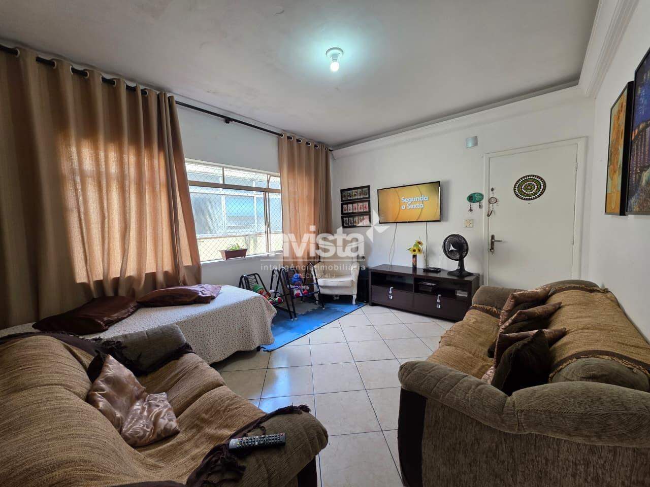 C&oacute;digo: 44911 R$ 430.000,00 Apartamento &agrave; venda em Santos-SP no bairro Vila Mathias, com 2 dormit&oacute;rios e 105m&sup2; 105 m&sup2; 2 quartos 1 vaga - Santos