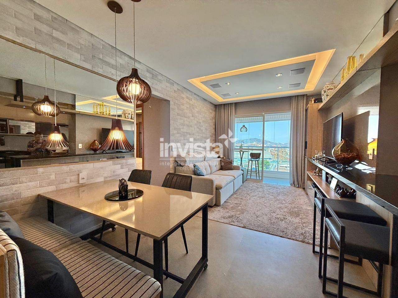 C&oacute;digo: 44916 R$ 970.000,00 Apartamento &agrave; venda em Santos-SP no bairro Ponta da Praia, com 2 dormit&oacute;rios e 75m&sup2; 75 m&sup2; 2 quartos 1 vaga - Santos